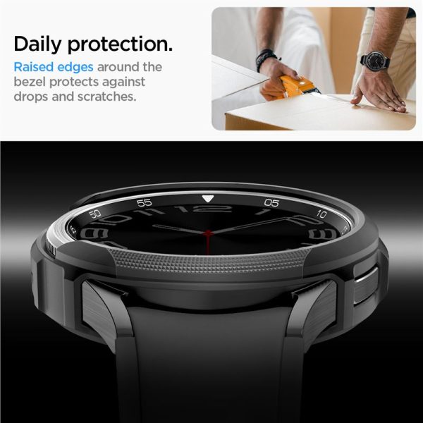 Θήκη Spigen Liquid Air Matte Black-Samsung Galaxy Watch 6 Classic 43mm (ACS06395) - Image 26
