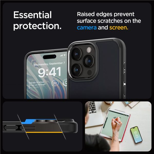 Θήκη Spigen Ultra Hybrid Frost Black-Apple iPhone 15 Pro Max (ACS06568) - Image 20