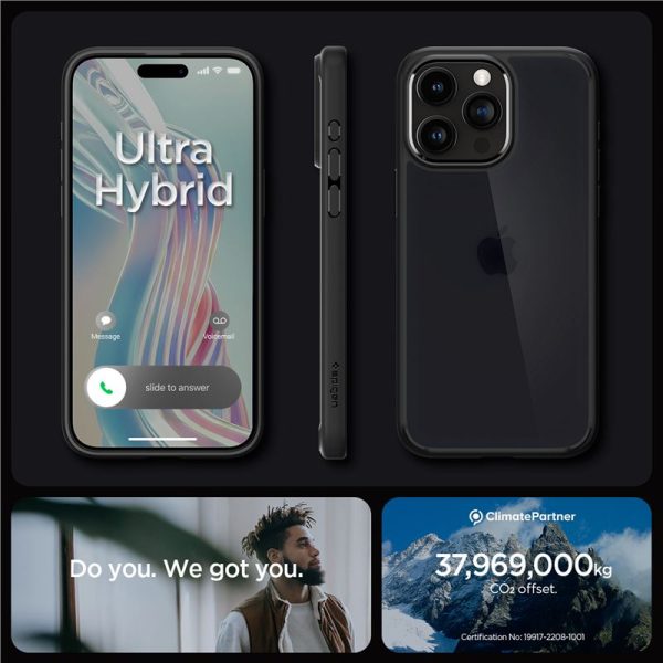 Θήκη Spigen Ultra Hybrid Frost Black-Apple iPhone 15 Pro Max (ACS06568) - Image 22