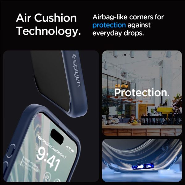 Θήκη Spigen Ultra Hybrid Navy Blue-Apple iPhone 15 Pro Max (ACS06573) - Image 19