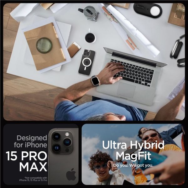 SPIGEN ULTRA HYBRID MAG MAGSAFE IPHONE 15 PRO MAX WHITE (ACS06576) - Image 19