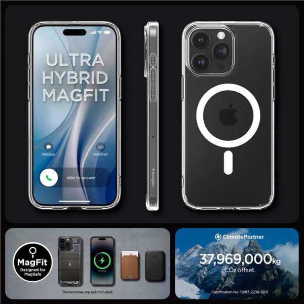 SPIGEN ULTRA HYBRID MAG MAGSAFE IPHONE 15 PRO MAX WHITE (ACS06576) - Image 24