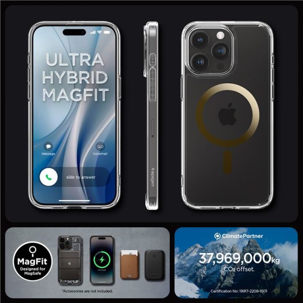 SPIGEN ULTRA HYBRID MAG MAGSAFE IPHONE 15 PRO MAX GOLD (ACS06579) - Image 24