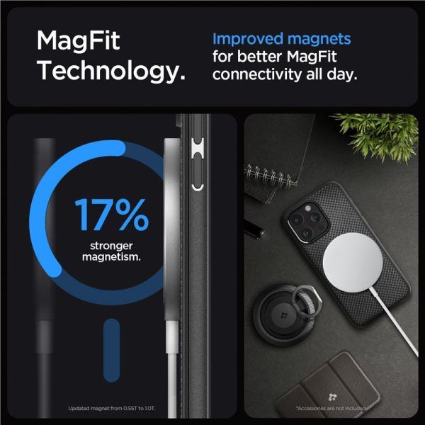 Θήκη Spigen Mag Armor (MagFit) Black-Apple iPhone 15 Pro Max (ACS06597) - Image 18