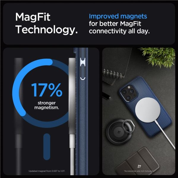 Θήκη Spigen Mag Armor (MagFit) Navy Blue-Apple iPhone 15 Pro Max (ACS06598) - Image 18
