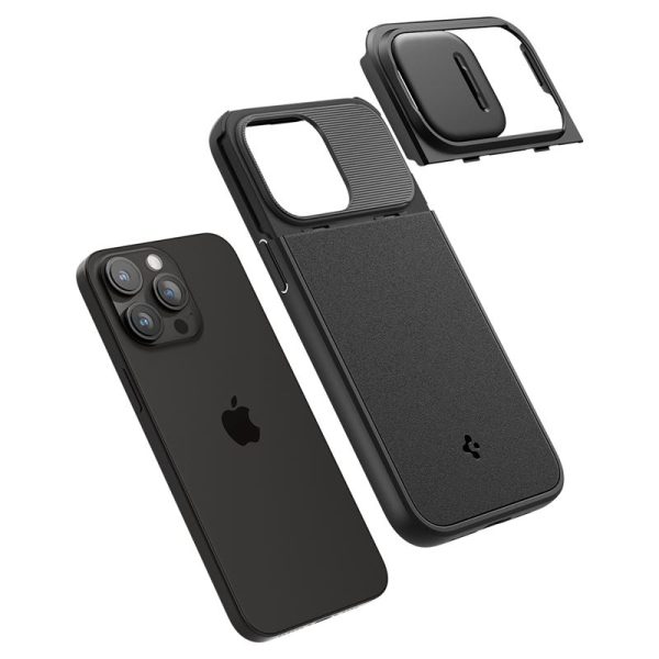 Θήκη Spigen Optik Armor (MagFit) Black-Apple iPhone 15 Pro Max (ACS06599) - Image 25
