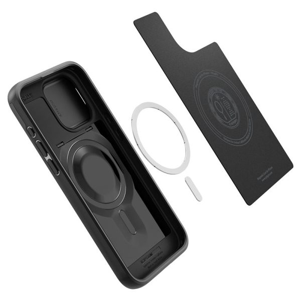Θήκη Spigen Optik Armor (MagFit) Black-Apple iPhone 15 Pro Max (ACS06599) - Image 26
