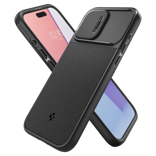 Θήκη Spigen Optik Armor (MagFit) Black-Apple iPhone 15 Pro Max (ACS06599) - Image 27