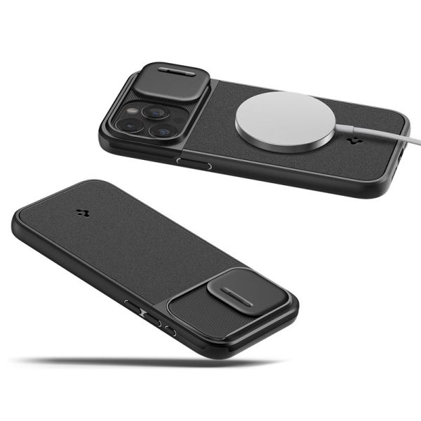 Θήκη Spigen Optik Armor (MagFit) Black-Apple iPhone 15 Pro Max (ACS06599) - Image 28