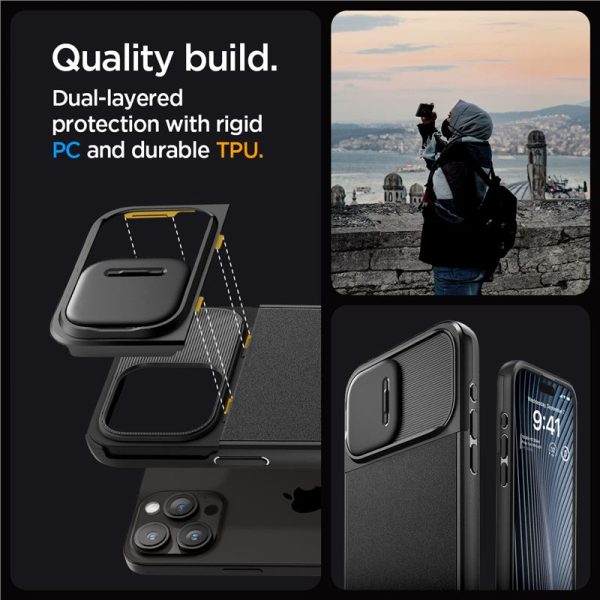 Θήκη Spigen Optik Armor (MagFit) Black-Apple iPhone 15 Pro Max (ACS06599) - Image 31