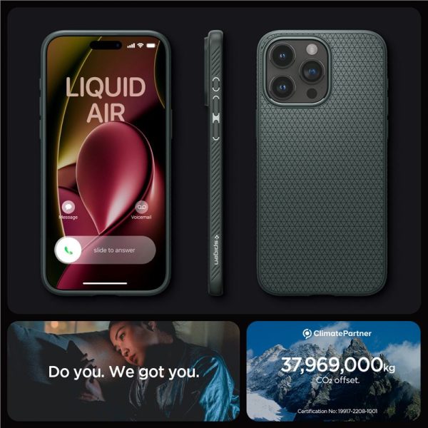 Θήκη Spigen Liquid Air Abyss Green-Apple iPhone 15 Pro (ACS06706) - Image 26