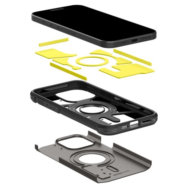 Θήκη Spigen Tough Armor (MagFit) Gunmetal-Apple iPhone 15 Pro (ACS06732) - Image 36