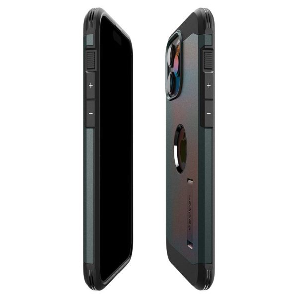 Θήκη Spigen Tough Armor (MagFit) Abyss Green-Apple iPhone 15 Pro (ACS06735) - Image 22