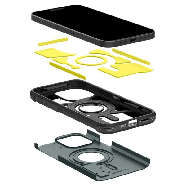 Θήκη Spigen Tough Armor (MagFit) Abyss Green-Apple iPhone 15 Pro (ACS06735) - Image 37