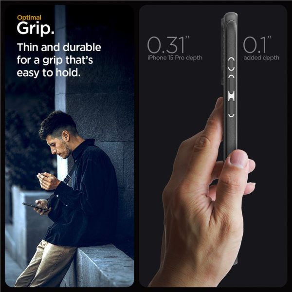 Θήκη Spigen Mag Armor (MagFit) Black-Apple iPhone 15 Pro (ACS06736) - Image 17