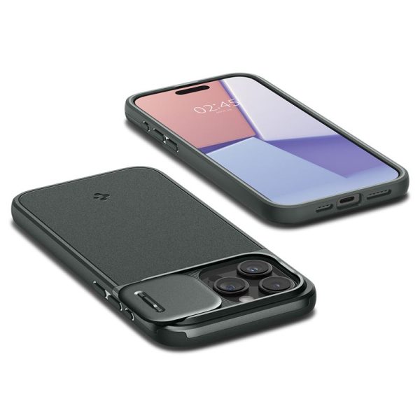 Θήκη Spigen Optik Armor (MagFit) Abyss Green-Apple iPhone 15 Pro (ACS06739) - Image 23