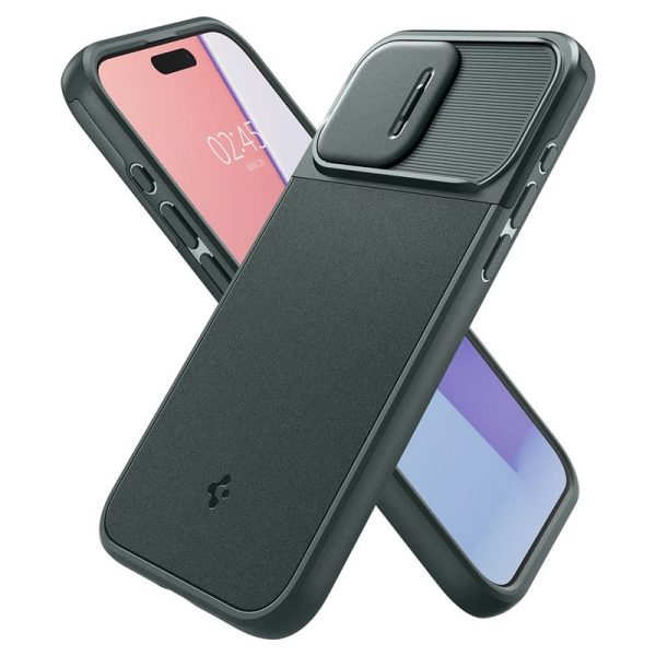 Θήκη Spigen Optik Armor (MagFit) Abyss Green-Apple iPhone 15 Pro (ACS06739) - Image 26