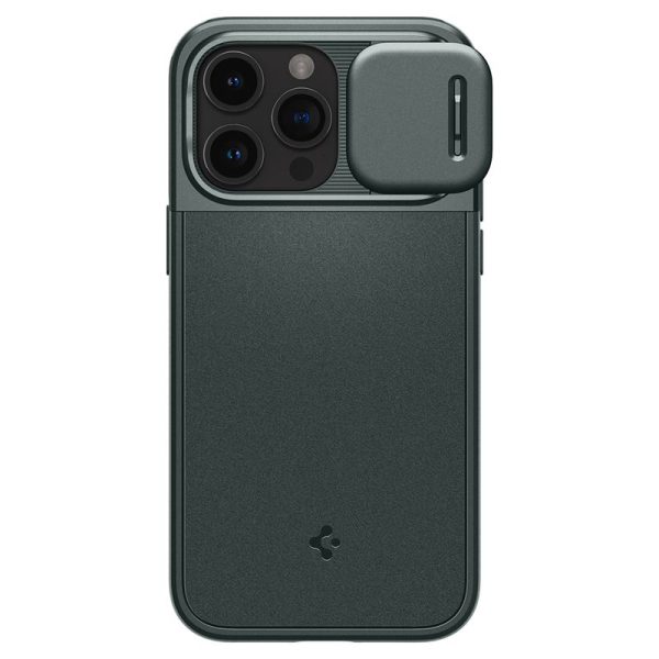 Θήκη Spigen Optik Armor (MagFit) Abyss Green-Apple iPhone 15 Pro (ACS06739) - Image 34
