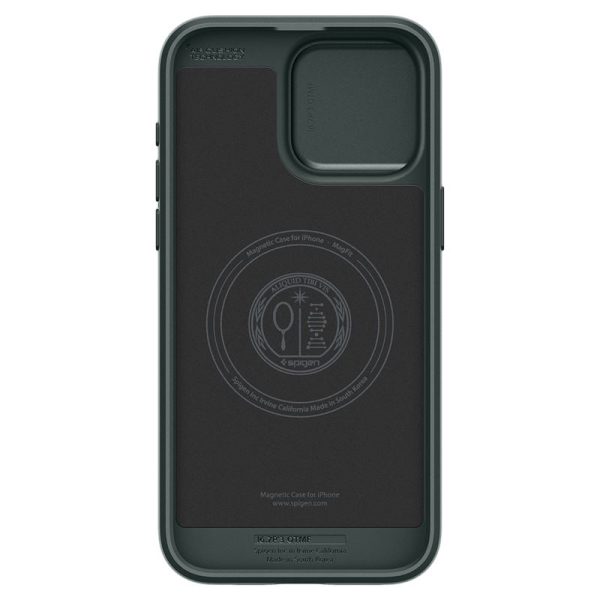 Θήκη Spigen Optik Armor (MagFit) Abyss Green-Apple iPhone 15 Pro (ACS06739) - Image 36
