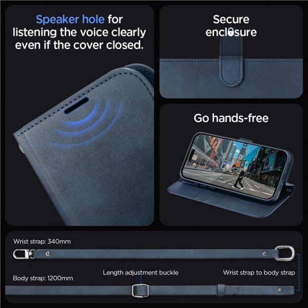 SPIGEN WALLET S PRO IPHONE 15 PRO NAVY (ACS06741) - Image 30