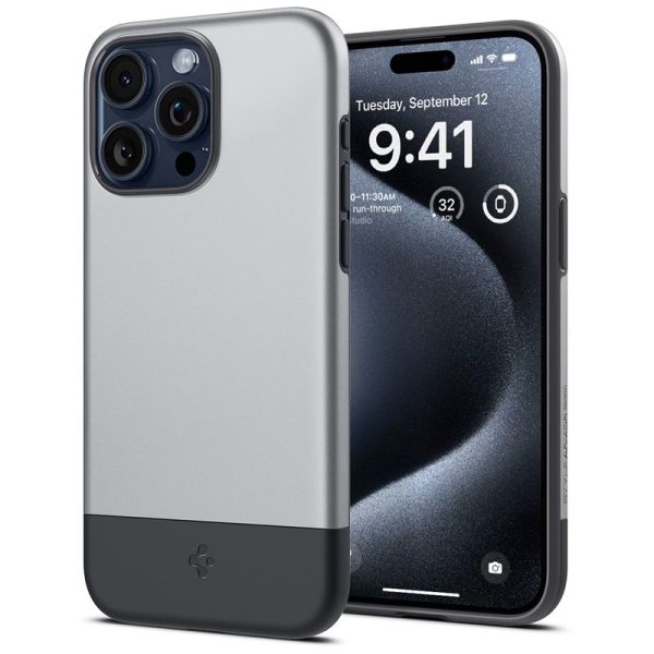 Θήκη Spigen Style Armor (MagFit) Classic Silver-Apple iPhone 15 Pro (ACS06748) - Image 13
