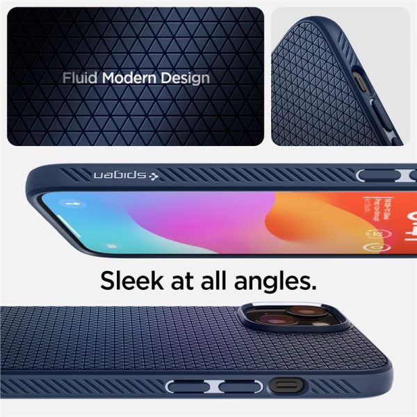 Θήκη Spigen Liquid Air Navy Blue-Apple iPhone 15 (ACS06791) - Image 22