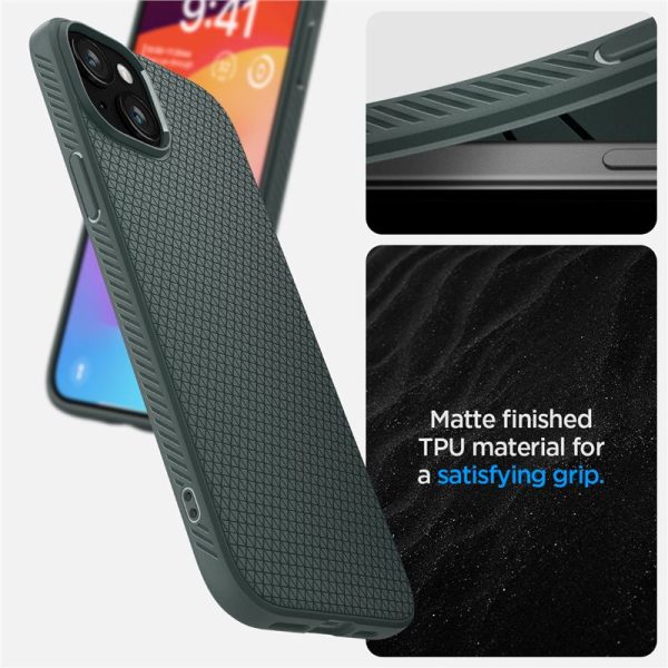 Θήκη Spigen Liquid Air Abyss Green-Apple iPhone 15 (ACS06792) - Image 23
