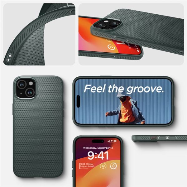 Θήκη Spigen Liquid Air Abyss Green-Apple iPhone 15 (ACS06792) - Image 26