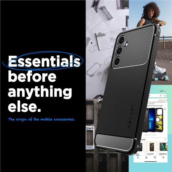 Θήκη Spigen Rugged Armor Matte Black-Samsung Galaxy A25 5G (ACS06831) - Image 18