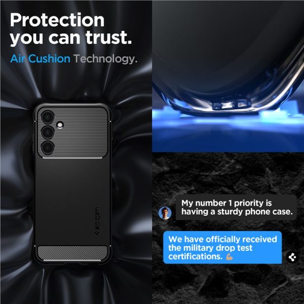 Θήκη Spigen Rugged Armor Matte Black-Samsung Galaxy A25 5G (ACS06831) - Image 20
