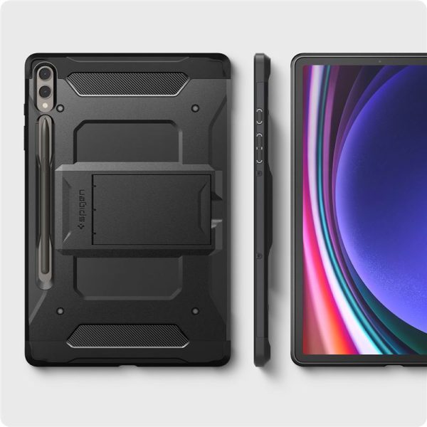 SPIGEN TOUGH ARMOR PRO GALAXY TAB S9+ PLUS /  S10+ PLUS 12.4 X810 / X816B / X826B BLACK (ACS06835) - Image 23