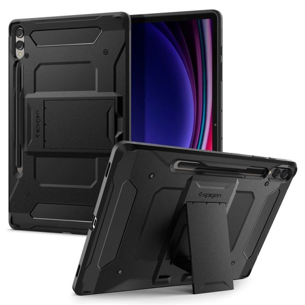 SPIGEN TOUGH ARMOR PRO GALAXY TAB S9+ PLUS /  S10+ PLUS 12.4 X810 / X816B / X826B BLACK (ACS06835) - Image 24