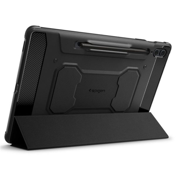SPIGEN RUGGED ARMOR PRO GALAXY TAB S9 FE+ PLUS 12.4 X610 / X616B BLACK (ACS06856) - Image 19