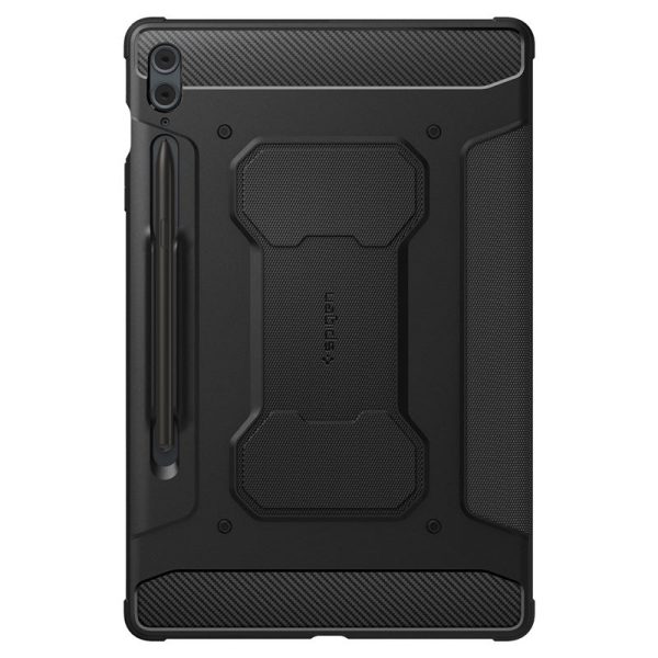 SPIGEN RUGGED ARMOR PRO GALAXY TAB S9 FE+ PLUS 12.4 X610 / X616B BLACK (ACS06856) - Image 23