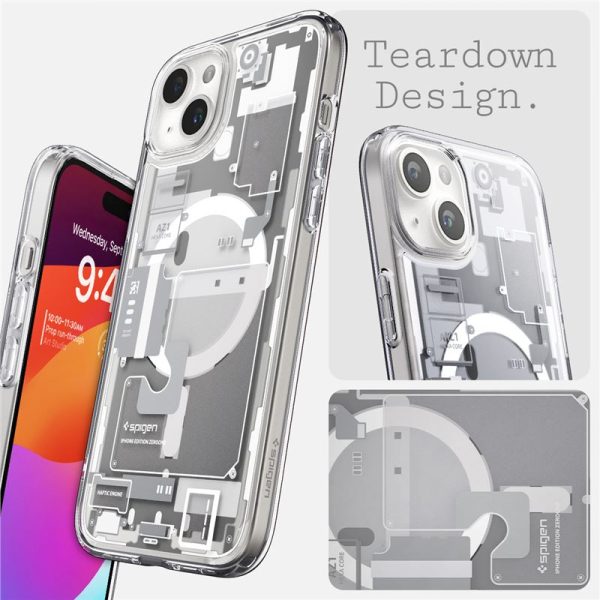 SPIGEN ULTRA HYBRID MAG MAGSAFE IPHONE 15 PLUS ZERO ONE WHITE (ACS07035) - Image 18