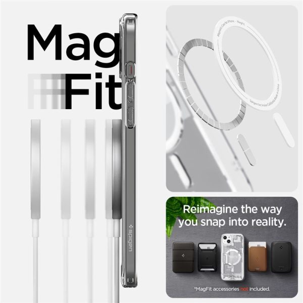 SPIGEN ULTRA HYBRID MAG MAGSAFE IPHONE 15 PLUS ZERO ONE WHITE (ACS07035) - Image 20