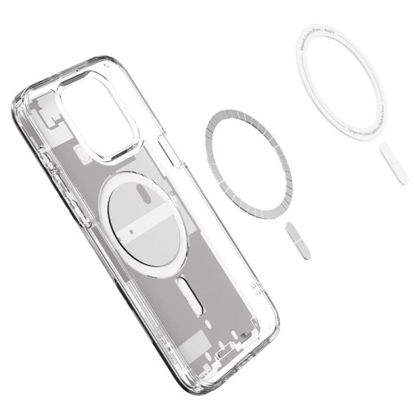 SPIGEN ULTRA HYBRID MAG MAGSAFE IPHONE 15 PRO ZERO ONE WHITE (ACS07036) - Image 30