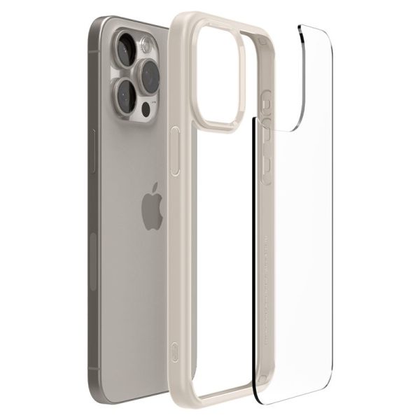 Θήκη Spigen Ultra Hybrid Natural Titanium-Apple iPhone 15 Pro (ACS07214) - Image 21