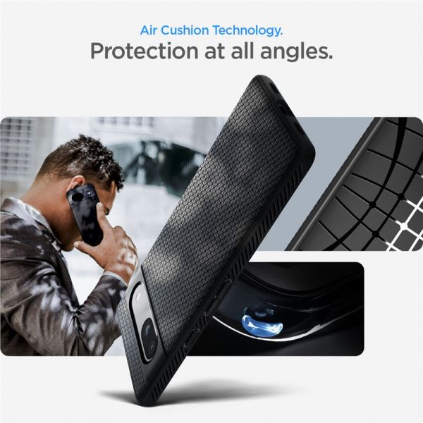 SPIGEN LIQUID AIR GOOGLE PIXEL 8A MATTE BLACK (ACS07257) - Image 26