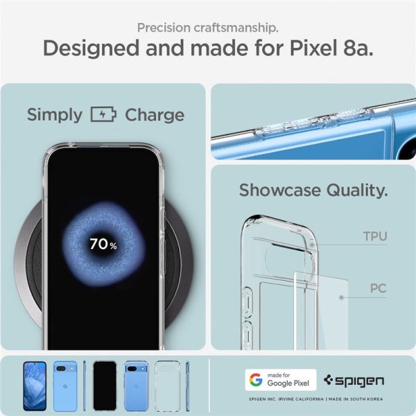 SPIGEN ULTRA HYBRID GOOGLE PIXEL 8A CRYSTAL CLEAR (ACS07260) - Image 36