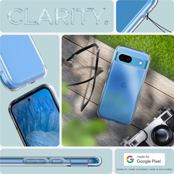 SPIGEN ULTRA HYBRID GOOGLE PIXEL 8A CRYSTAL CLEAR (ACS07260) - Image 44