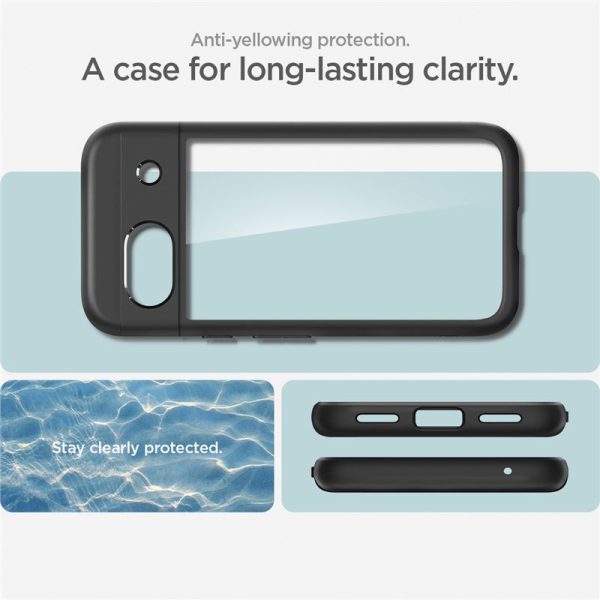 SPIGEN ULTRA HYBRID GOOGLE PIXEL 8A MATTE BLACK (ACS07262) - Image 23
