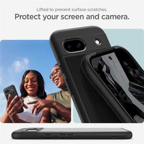 SPIGEN ULTRA HYBRID GOOGLE PIXEL 8A MATTE BLACK (ACS07262) - Image 25