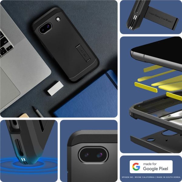 SPIGEN TOUGH ARMOR GOOGLE PIXEL 8A BLACK (ACS07264) - Image 25