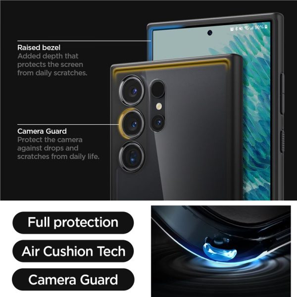 Θήκη Spigen Ultra Hybrid Frost Black-Samsung Galaxy S24 Ultra (ACS07296) - Image 21