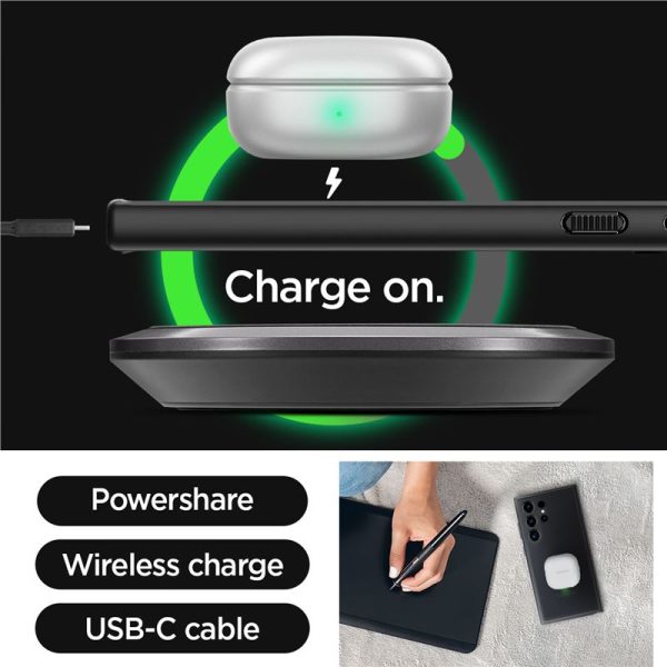 Θήκη Spigen Ultra Hybrid Frost Black-Samsung Galaxy S24 Ultra (ACS07296) - Image 23