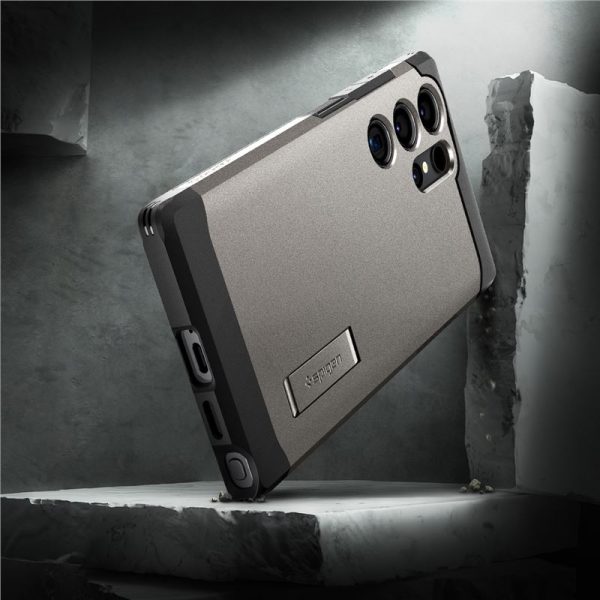 Θήκη Spigen Tough Armor Gunmetal-Samsung Galaxy S24 Ultra (ACS07301) - Image 19