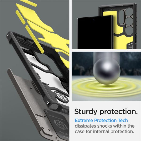 Θήκη Spigen Tough Armor Gunmetal-Samsung Galaxy S24 Ultra (ACS07301) - Image 20