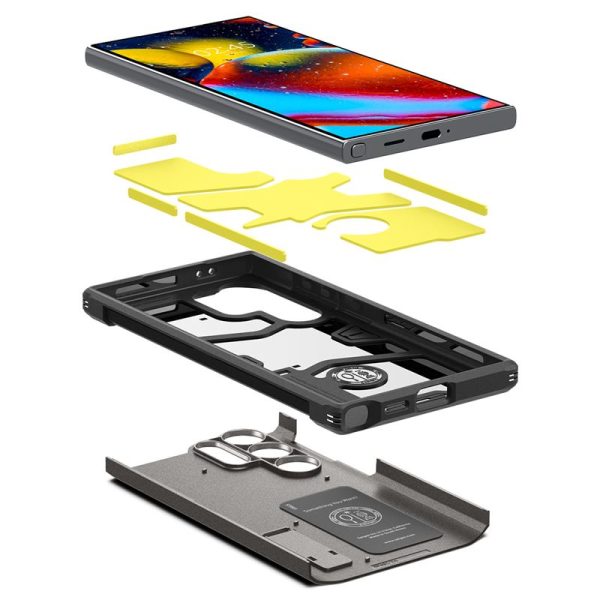 Θήκη Spigen Tough Armor Gunmetal-Samsung Galaxy S24 Ultra (ACS07301) - Image 28