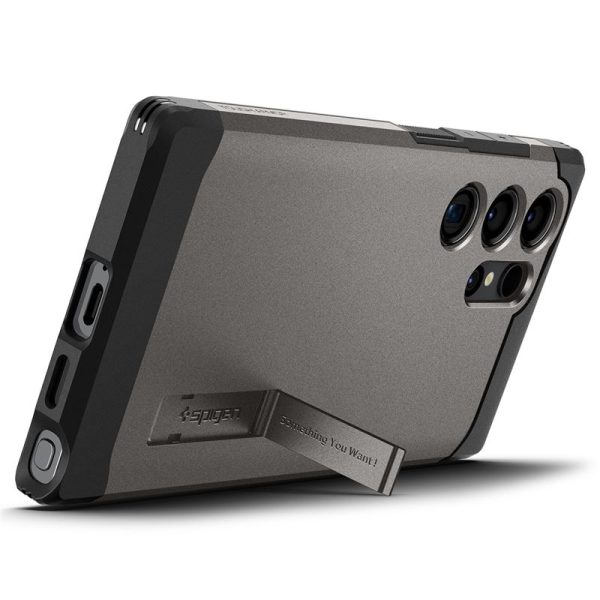 Θήκη Spigen Tough Armor Gunmetal-Samsung Galaxy S24 Ultra (ACS07301) - Image 30